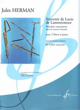 SOUVENIR DE LUCIE DE LAMMERMOOR 2 FLUTES AND PIANO cover